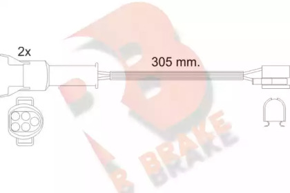 Контакт (R BRAKE: 610449RB)